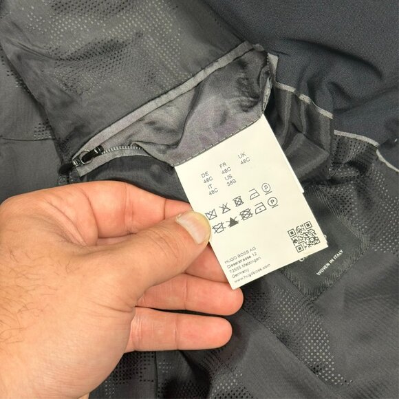Hugo Boss Suit 2pc Black Travel Columbo Wool Fabric Jets/Lenon 38 S 34x28 - Picture 10 of 16